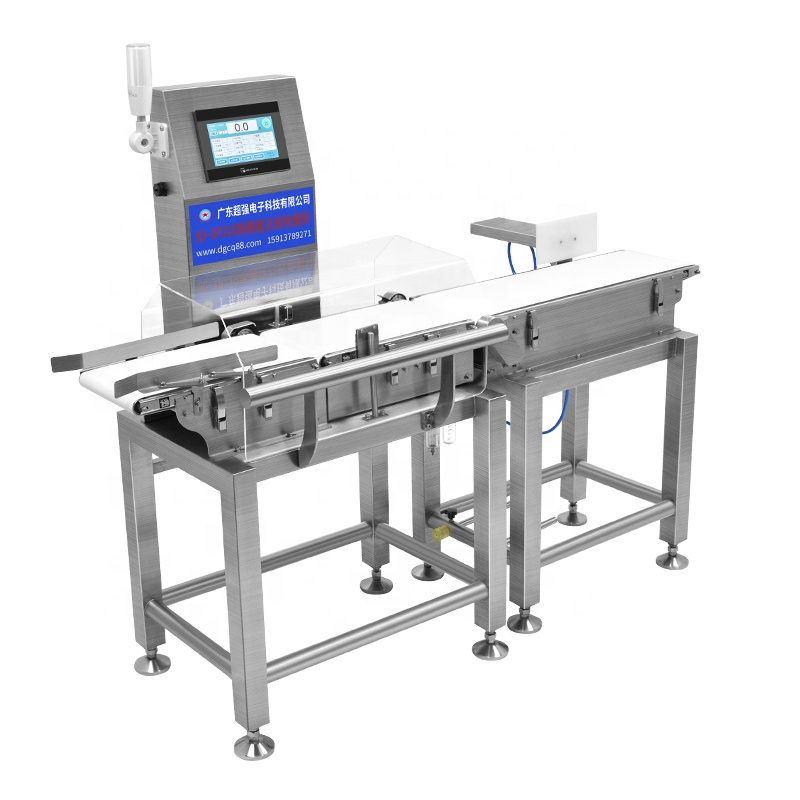 ตรวจสอบเครื่องชั่งด้วย Rejector Touch Screen Check การตรวจสอบน้ำหนักบรรจุภัณฑ์ของ Weigher